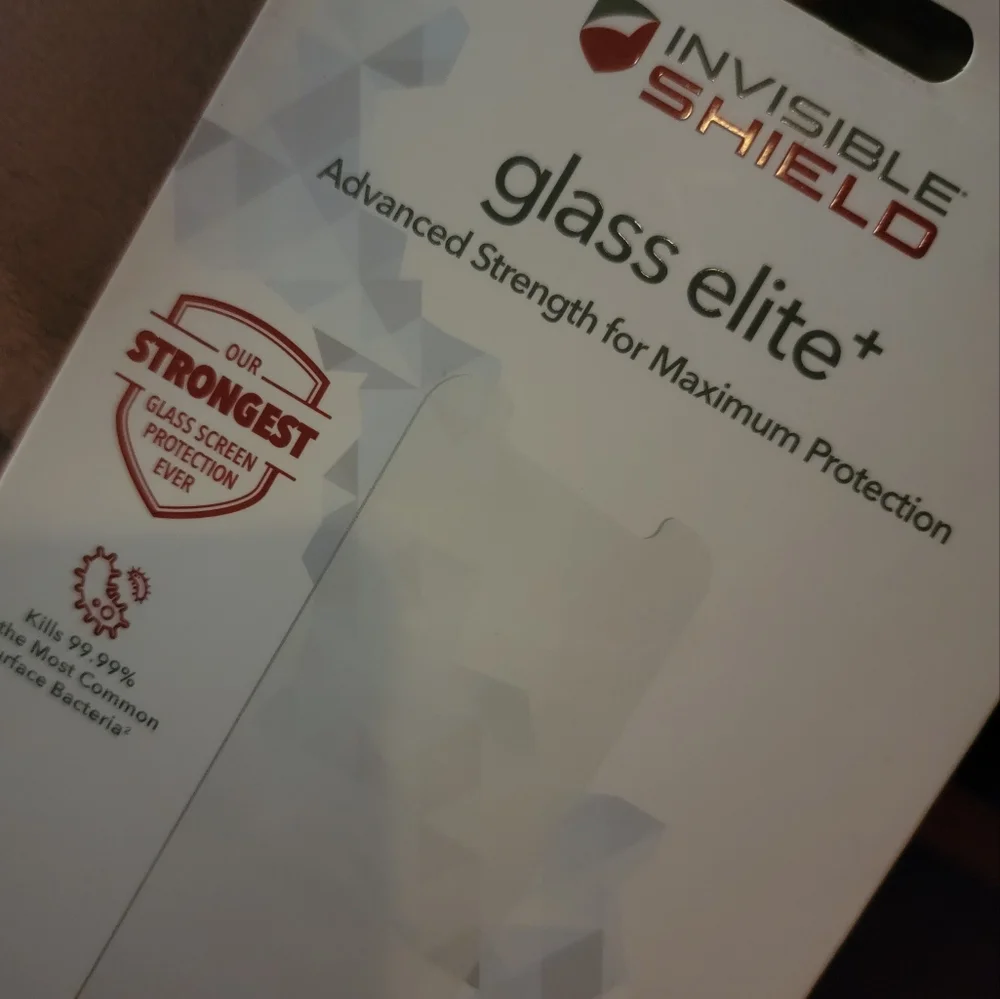 InvisibleShield Glass Elite＋ * antimicrobial * screen protector * iPhone * NWT